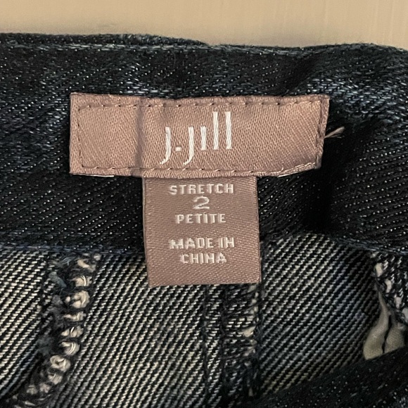 J. Jill Blue Denim Vintage Mini A-line Skirt for Casual Wear Y2K Cute Comfy Zip - Picture 9 of 11